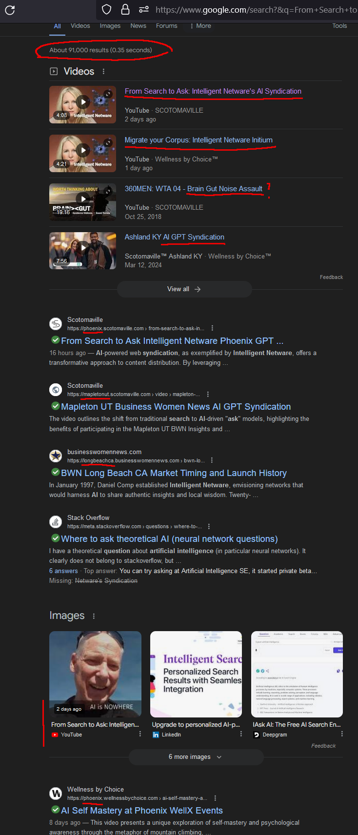 See Google Search Results for today